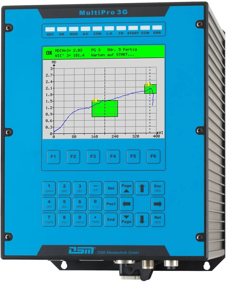 DSM MultiPro 3G tightening controller with colour touch display