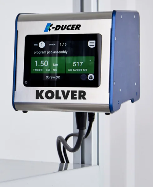 Kolver K-Ducer (KDU) controller with colour touchscreen